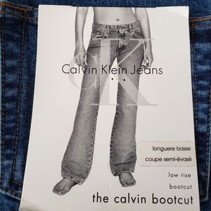 NEW! CK Classic Vintage Bootcut Ladies Jeans